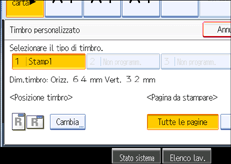 Illustrazione schermata pannello operativo