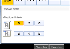 Illustrazione schermata pannello operativo