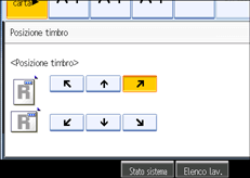 Illustrazione schermata pannello operativo