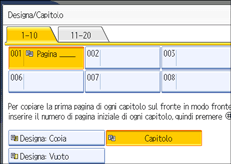 Illustrazione schermata pannello operativo