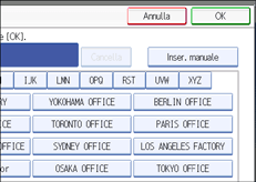 Illustrazione schermata pannello operativo