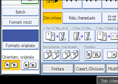 Illustrazione schermata pannello operativo