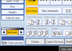 Illustrazione schermata pannello operativo