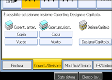 Illustrazione schermata pannello operativo