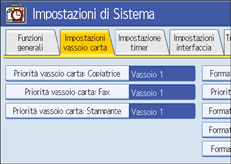 Illustrazione schermata pannello operativo
