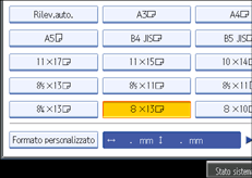 Illustrazione schermata pannello operativo