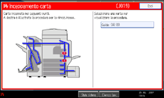 Illustrazione schermata pannello operativo
