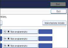 Illustrazione schermata pannello di controllo