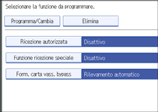 Illustrazione schermata pannello di controllo