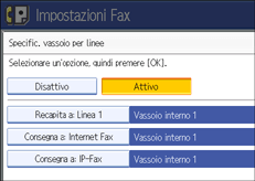 Illustrazione schermata pannello di controllo