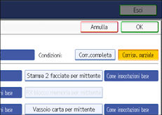 Illustrazione schermata pannello di controllo