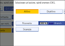 Illustrazione schermata pannello di controllo