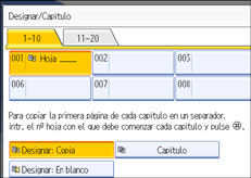 Ilustraci&oacute;n de la pantalla del panel de operaciones