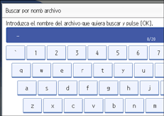 Ilustraci&oacute;n de la pantalla del panel de mandos