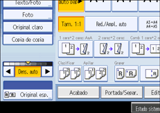 Ilustraci&oacute;n de la pantalla del panel de mandos