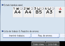 Ilustración del panel de operaciones