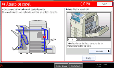 Ilustración del panel de operaciones