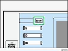 Dibujo de la tecla Herramientas usuario/Contador
