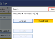 Ilustración del panel de operaciones