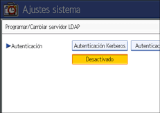 Ilustración del panel de operaciones