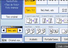 Ilustración del panel de operaciones