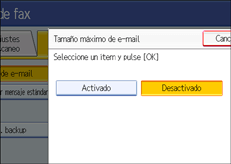 Ilustración del panel de operaciones