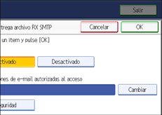 Ilustración del panel de operaciones