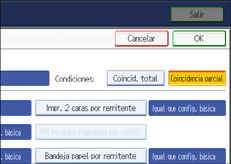 Ilustración del panel de operaciones