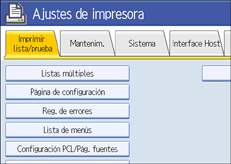 Ilustración del panel de operaciones