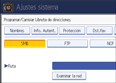 Ilustración del panel de operaciones