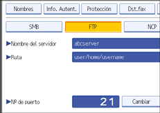 Ilustración del panel de operaciones