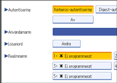 Bild på användarpanelen