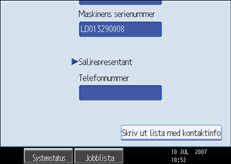 Bild på användarpanelen