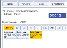 Bild på användarpanelen