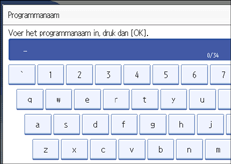 Schermillustratie bedieningspaneel