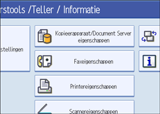 Schermillustratie bedieningspaneel