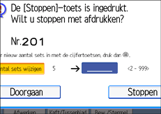 Schermillustratie bedieningspaneel