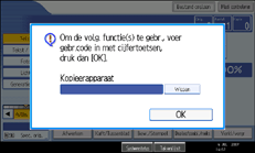 Schermafbeelding Bedieningspaneel