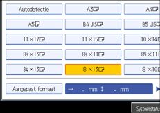 Schermafbeelding Bedieningspaneel
