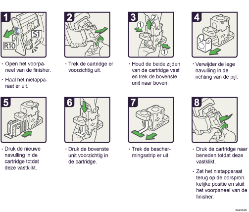 Schermafbeelding Bedieningsprocedure