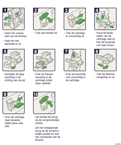 Schermafbeelding Bedieningsprocedure