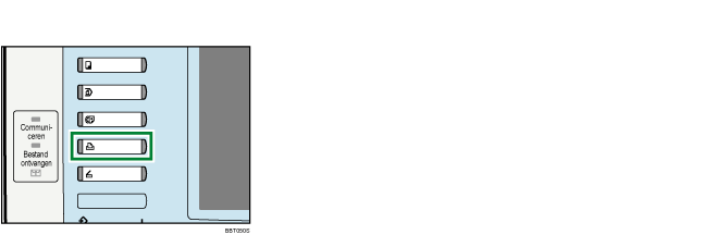 Afbeelding van printertoets