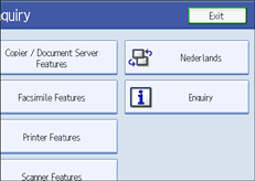Schermafbeelding Bedieningspaneel