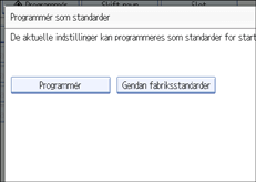 Illustration af betjeningspanelets skærm