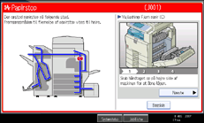 Illustration af betjeningspanelskærmen