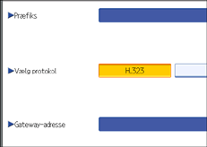 Skærmillustration af betjeningspanel