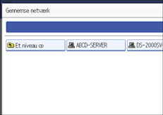 Skærmillustration af betjeningspanel