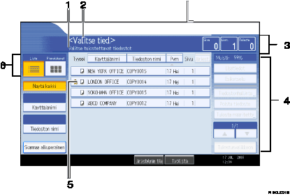 Numeroitu n&auml;ytt&ouml;paneeli