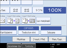 K&auml;ytt&ouml;paneelin n&auml;ytt&ouml;