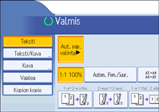 Käyttöpaneelin näyttö